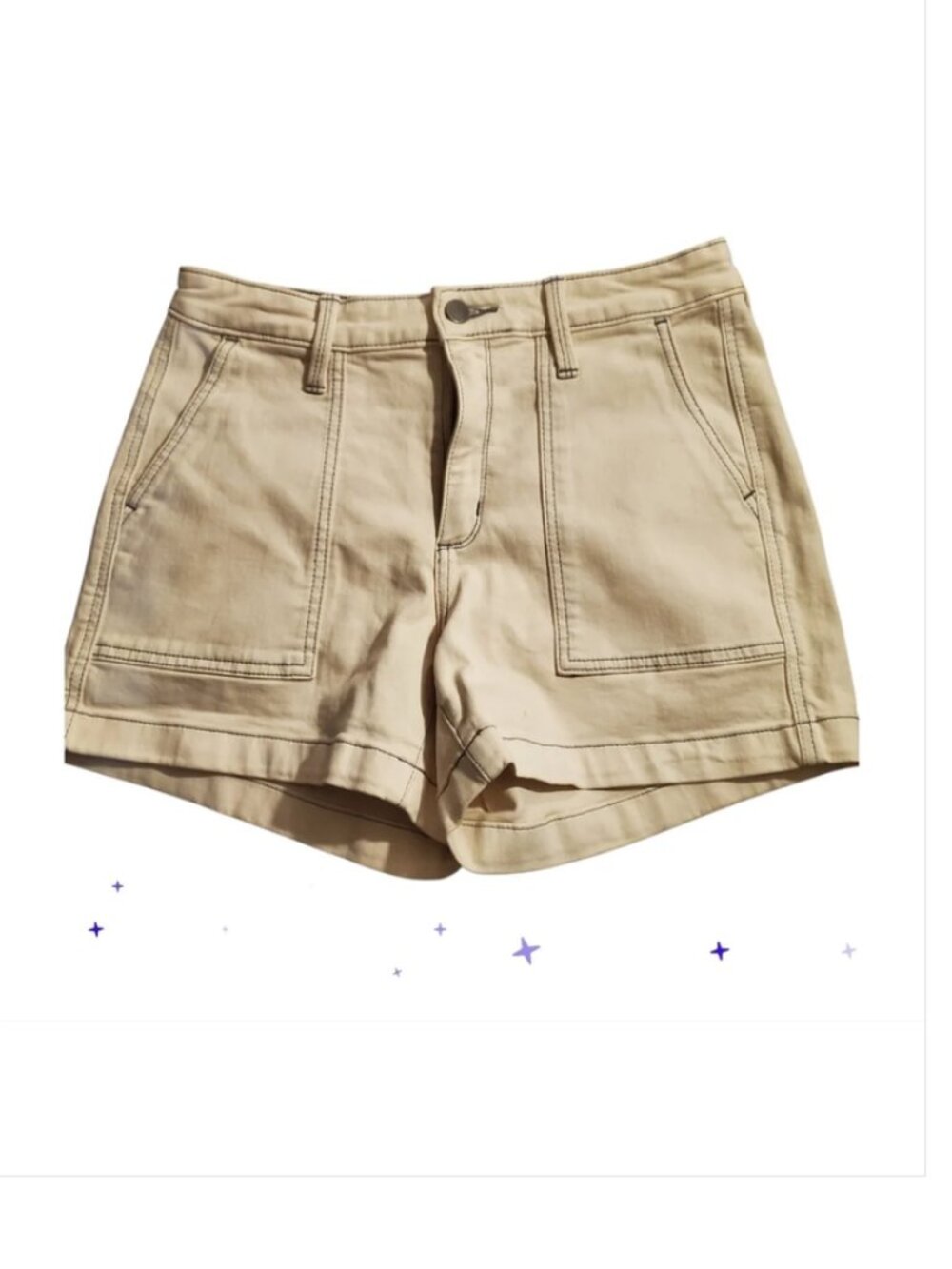 Universal Threads Tan Khaki Jean Shorts